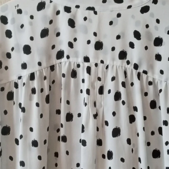 Ted Baker Polka Dot Button-Up Blouse - Picture 5 of 7